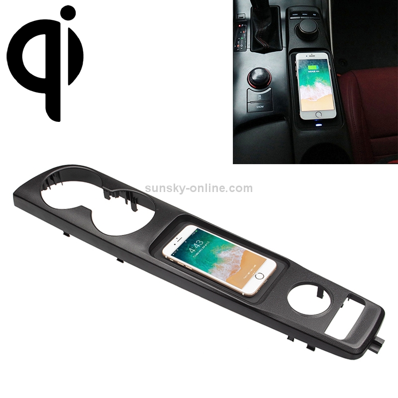 Car Qi Standard Wireless Charger 10W Quick Charging for Lexus IS300 2015-2021, Left Driving Car Qi Standard Wireless Charger 10W Quick Charging for Lexus IS300 2015-2021, Left Driving