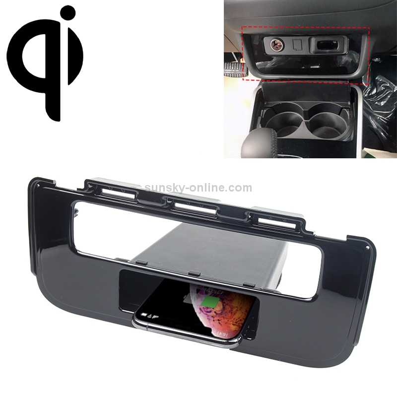 Car Qi Standard Wireless Charger 10W Quick Charging for Mitsubishi Outlander 2015-2021, Left Driving Car Qi Standard Wireless Charger 10W Quick Charging for Mitsubishi Outlander 2015-2021, Left Driving