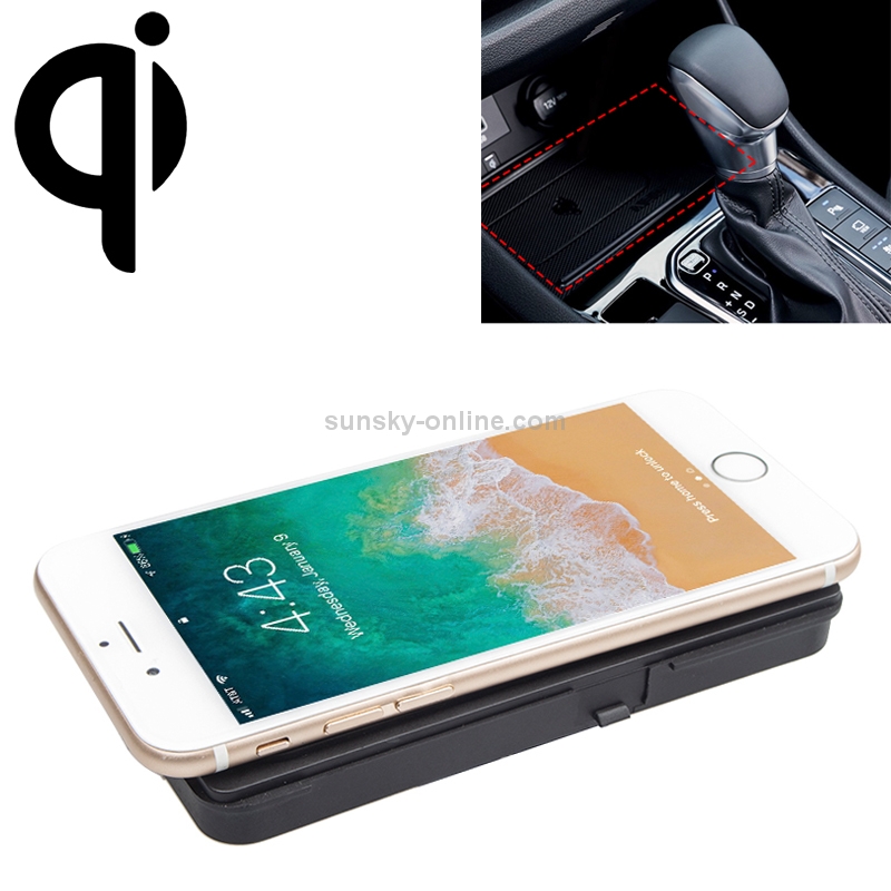 Car Qi Standard Wireless Charger 10W Quick Charging for Hyundai IONIQ 2016-2019, Left Driving Car Qi Standard Wireless Charger 10W Quick Charging for Hyundai IONIQ 2016-2019, Left Driving