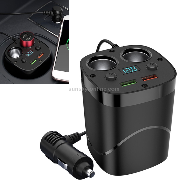 Truck Trolley 24V Cup Holder Style Dual USB Multifunctional Charger Dual Cigarette Lighter Charger Truck Trolley 24V Cup Holder Style Dual USB Multifunctional Charger Dual Cigarette Lighter Charger