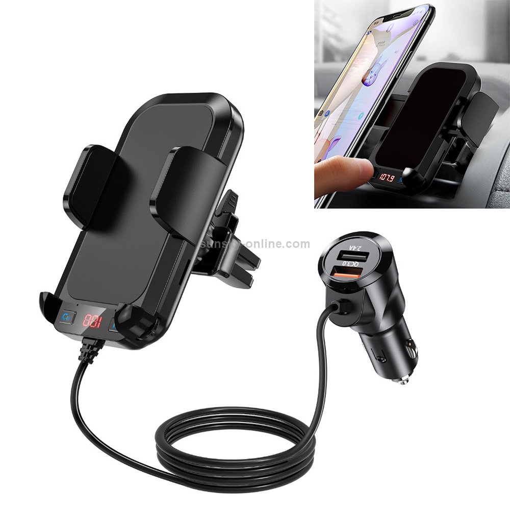 A20 Pro Car Charger MP3 Player Bluetooth Receiver FM Transmitter Call Hands-free Holder A20 Pro Car Charger MP3 Player Bluetooth Receiver FM Transmitter Call Hands-free Holder