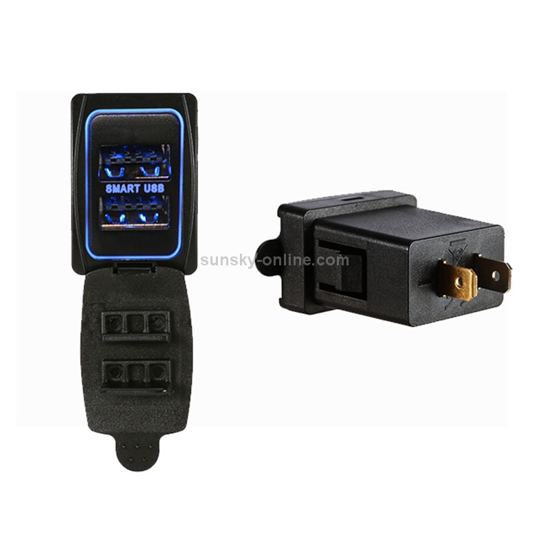 Car 3.1A USB Double-sided Mobile Phone Charger for Toyota Car 3.1A USB Double-sided Mobile Phone Charger for Toyota