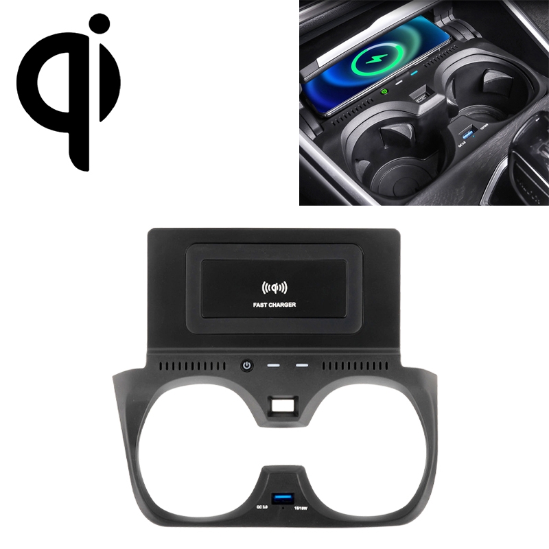 HFC-1013 Car Qi Standard Wireless Charger 10W Quick Charging for BMW 3 Series 2020-2022, Left Driving HFC-1013 Car Qi Standard Wireless Charger 10W Quick Charging for BMW 3 Series 2020-2022, Left Driving