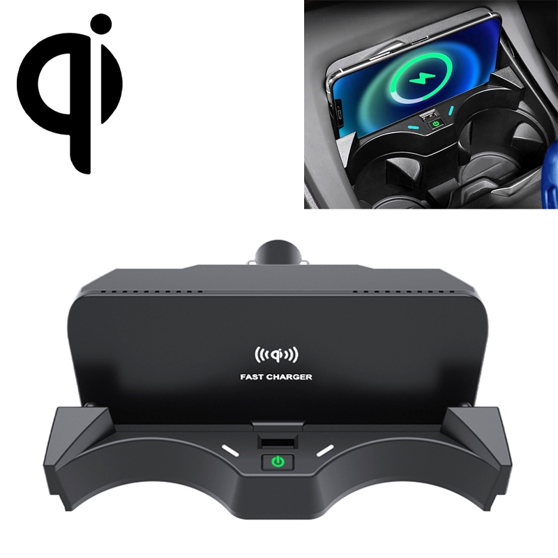 HFC-1012 Car Qi Standard Wireless Charger 10W Quick Charging for BMW X1 2016-2019, Left Driving HFC-1012 Car Qi Standard Wireless Charger 10W Quick Charging for BMW X1 2016-2019, Left Driving