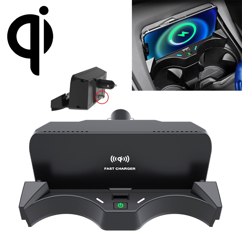 HFC-1014 Car Qi Standard Wireless Charger 10W Quick Charging for BMW X1 2020-2022, Left Driving with USB Interface HFC-1014 Car Qi Standard Wireless Charger 10W Quick Charging for BMW X1 2020-2022, Left Driving with USB Interface