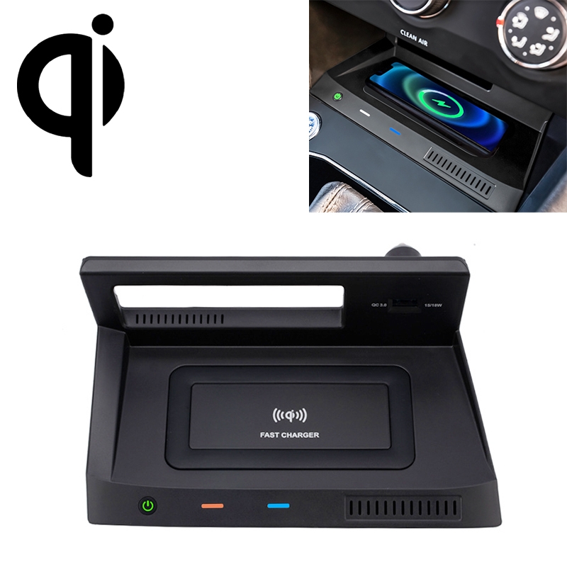 HFC-1030 Car Qi Standard Wireless Charger 10W Quick Charging for Volkswagen Tiguan L 2019-2021, Left Driving HFC-1030 Car Qi Standard Wireless Charger 10W Quick Charging for Volkswagen Tiguan L 2019-2021, Left Driving