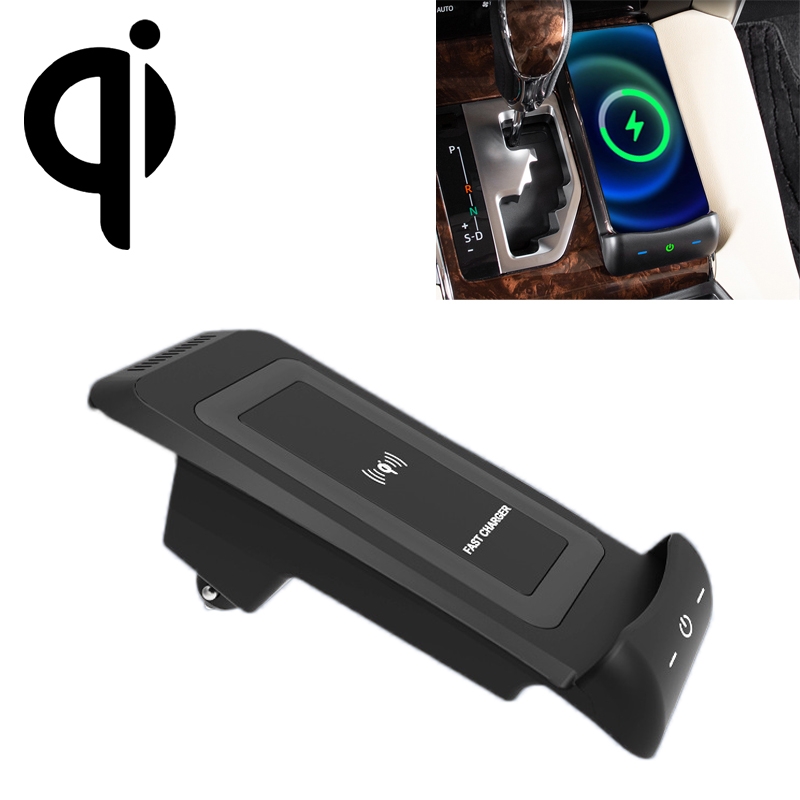 HFC-1063 Car Qi Standard Wireless Charger 10W Quick Charging for Toyota Alphard 2015-2021, Left Driving HFC-1063 Car Qi Standard Wireless Charger 10W Quick Charging for Toyota Alphard 2015-2021, Left Driving