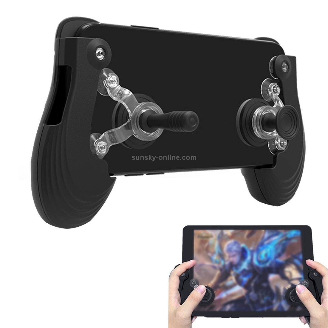 RK GAME 5th Touch Screen Gamepad Mobile Game Controller Android & iOS Phone(Black) RK GAME 5th Touch Screen Gamepad Mobile Game Controller Android & iOS Phone(Black)