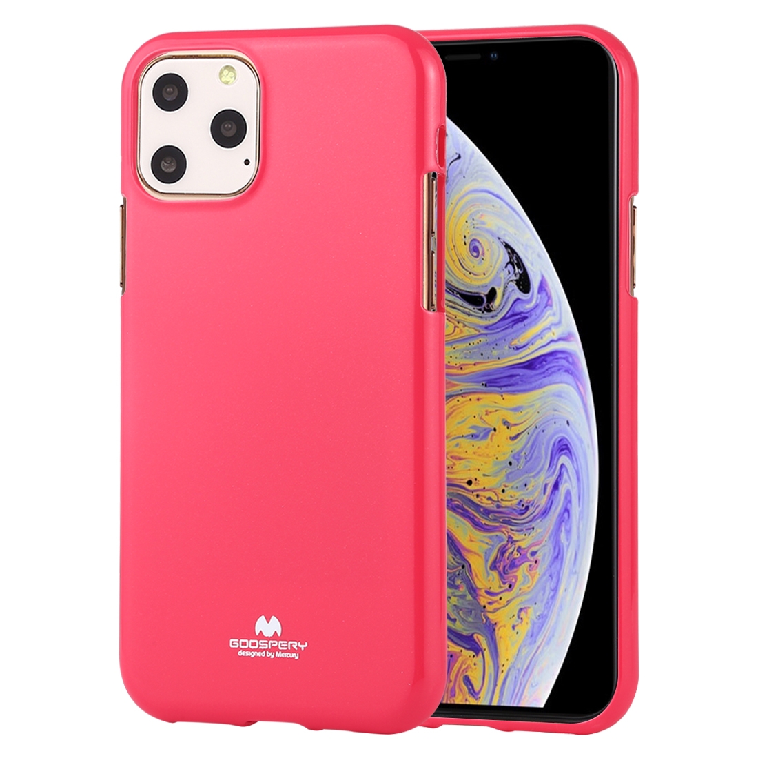 GOOSPERY JELLY TPU Shockproof and Scratch Case for iPhone 11 Pro Max(Rose Red) GOOSPERY JELLY TPU Shockproof and Scratch Case for iPhone 11 Pro Max(Rose Red)
