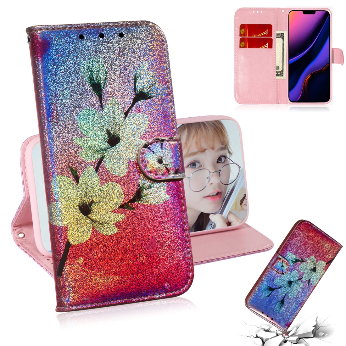 For iPhone 11 Pro Max Colored Drawing Pattern Colorful Magnetic Buckle Horizontal Flip PU Leather Case with Holder & Card Slots & Wallet & Lanyard(Magnolia) For iPhone 11 Pro Max Colored Drawing Pattern Colorful Magnetic Buckle Horizontal Flip PU Leather Case with Holder & Card Slots & Wallet & Lanyard(Magnolia)