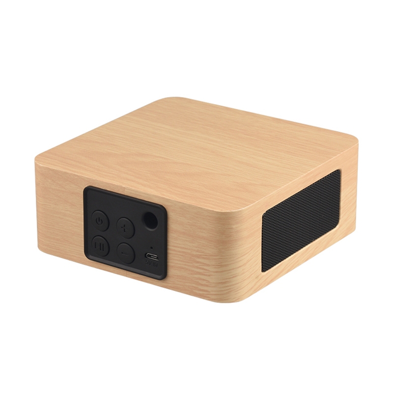 Q1A Bluetooth 4.2 Mini Wooden Double Horns Bluetooth Speaker(Yellow Wood Texture) Q1A Bluetooth 4.2 Mini Wooden Double Horns Bluetooth Speaker(Yellow Wood Texture)