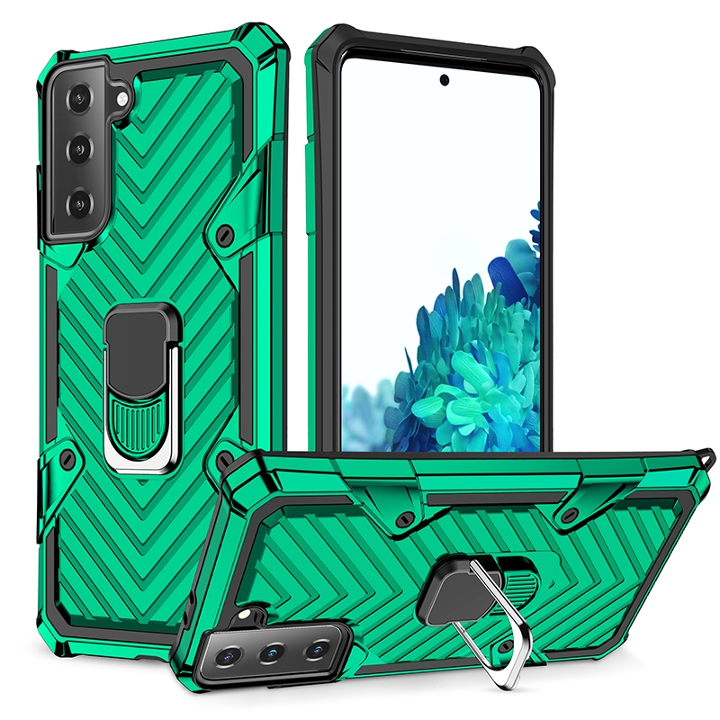 For Samsung Galaxy S21+ 5G Cool Armor PC + TPU Shockproof Case with 360 Degree Rotation Ring Holder(Dark Green) For Samsung Galaxy S21+ 5G Cool Armor PC + TPU Shockproof Case with 360 Degree Rotation Ring Holder(Dark Green)