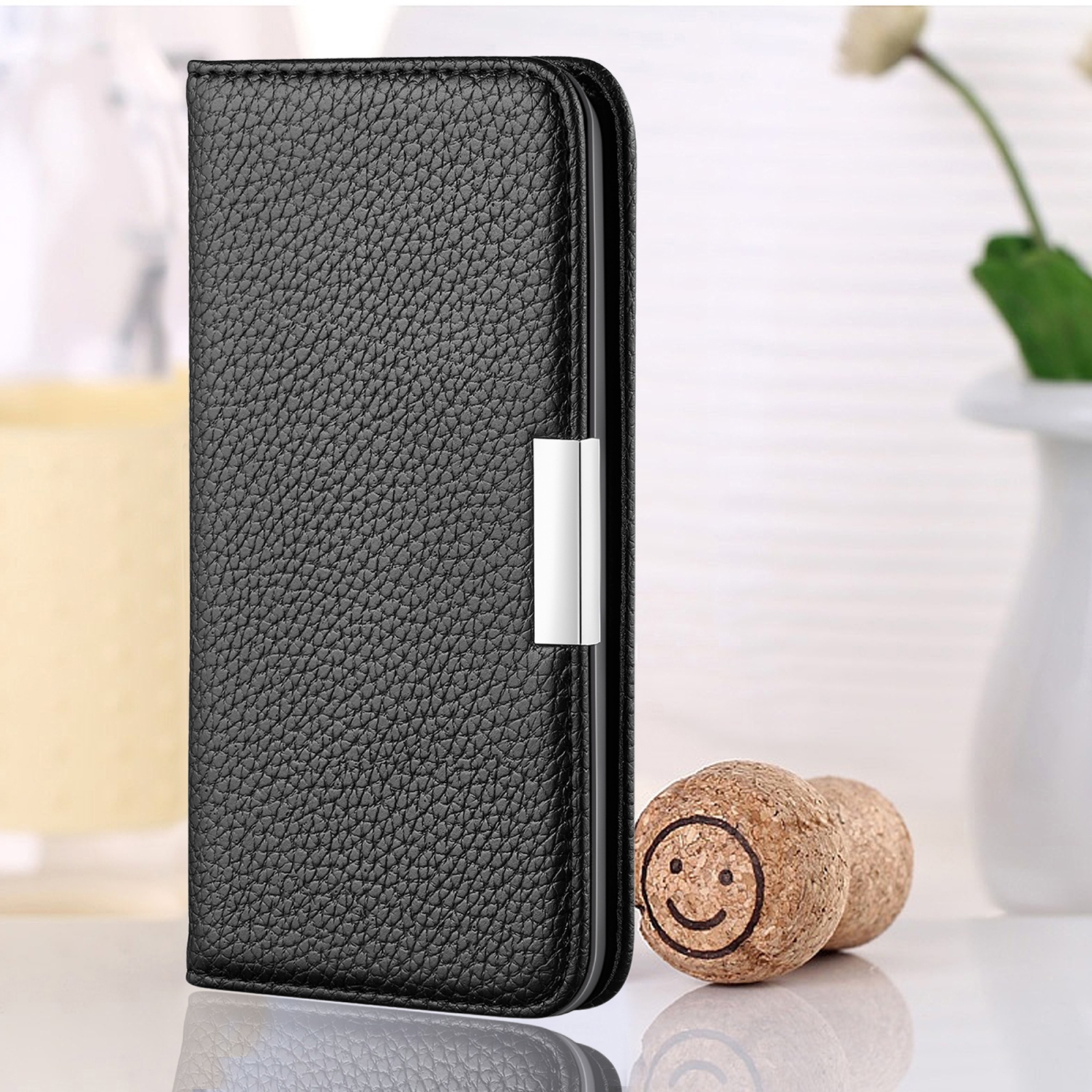 For Samsung Galaxy S21 Ultra 5G Litchi Texture Horizontal Flip Leather Case with Holder & Card Slots(Black) For Samsung Galaxy S21 Ultra 5G Litchi Texture Horizontal Flip Leather Case with Holder & Card Slots(Black)