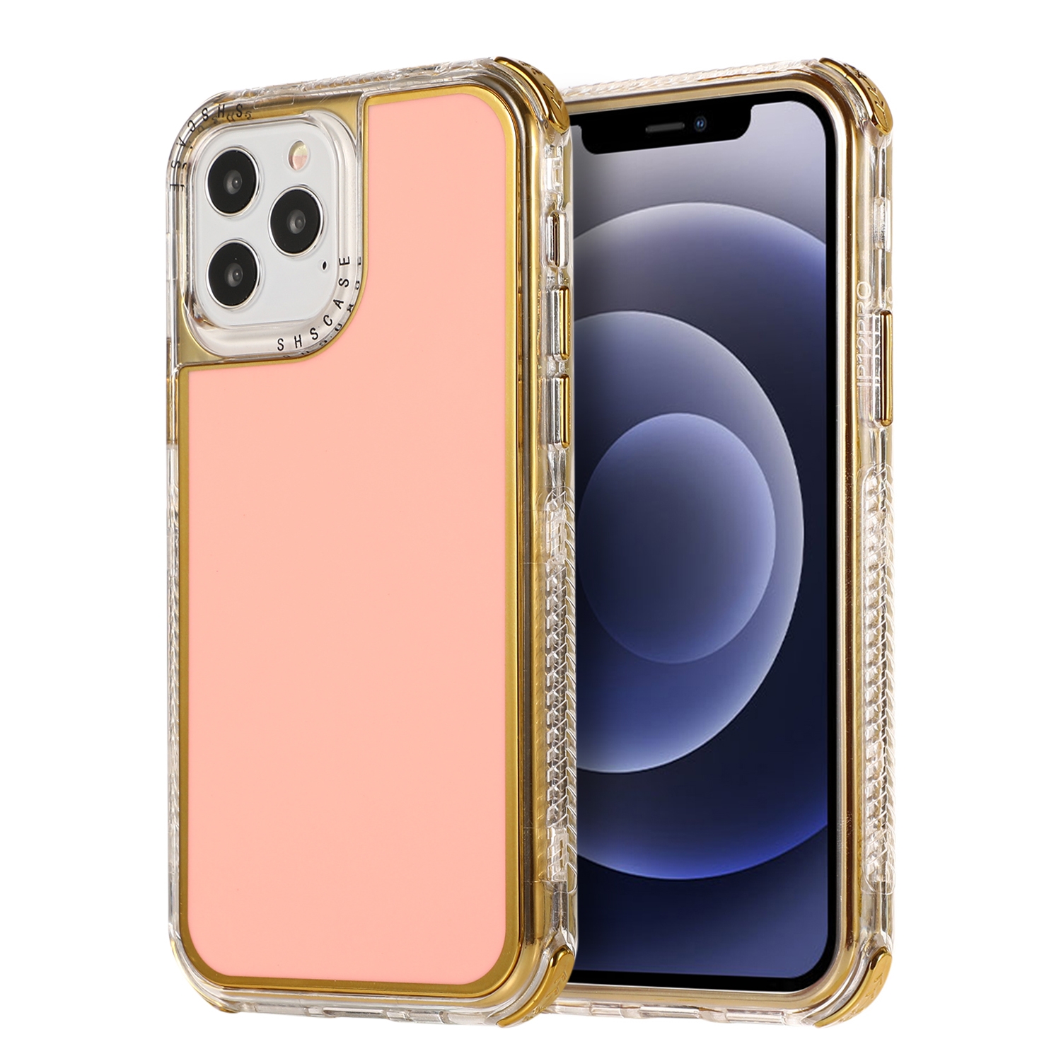 For iPhone 11 3 in 1 Dreamland Electroplating Solid Color TPU + Transparent Border Protective Case (Pink) For iPhone 11 3 in 1 Dreamland Electroplating Solid Color TPU + Transparent Border Protective Case (Pink)