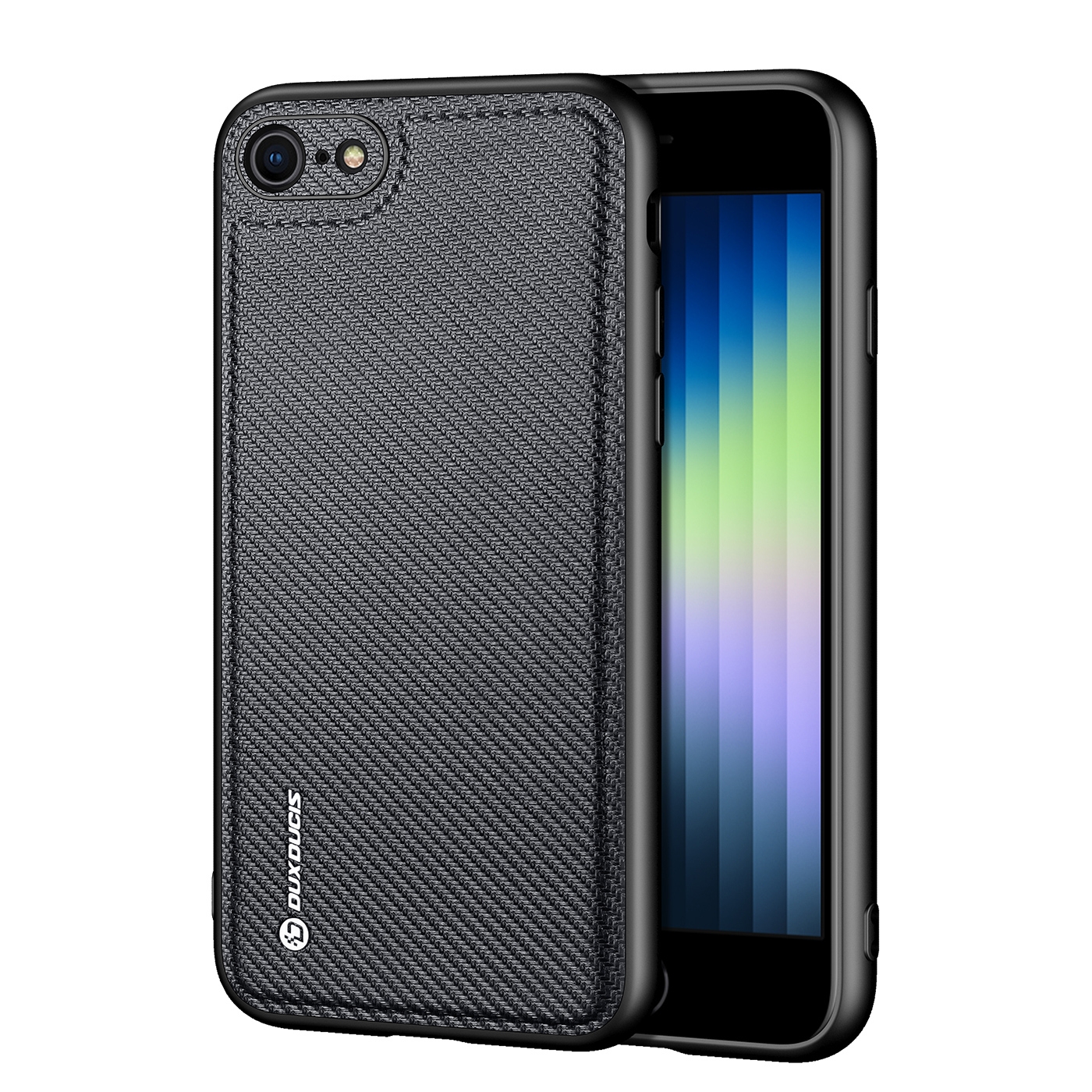 For iPhone SE 2022 / SE 2020 / 8 / 7 DUX DUCIS Fino Series PU + TPU Protective Case(Black) For iPhone SE 2022 / SE 2020 / 8 / 7 DUX DUCIS Fino Series PU + TPU Protective Case(Black)