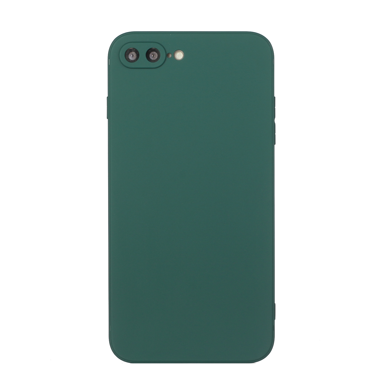 Straight Edge Solid Color TPU Shockproof Case For iPhone 7 Plus / 8 Plus(Dark Night Green) Straight Edge Solid Color TPU Shockproof Case For iPhone 7 Plus / 8 Plus(Dark Night Green)