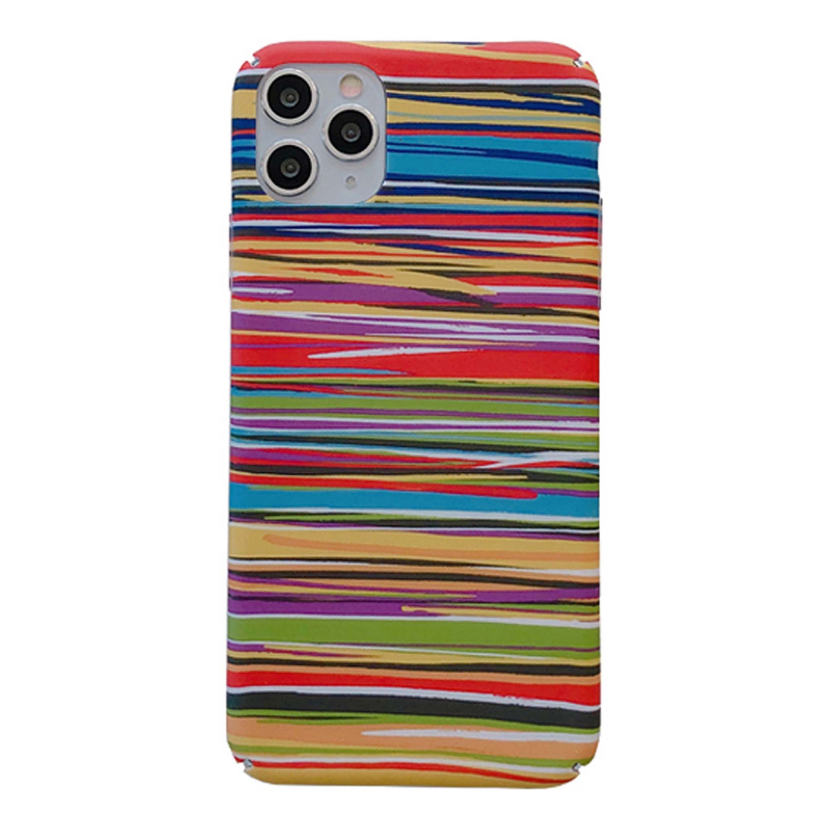 For iPhone 12 mini Water Stick Style Hard Protective Cas (Rainbow Stripes) For iPhone 12 mini Water Stick Style Hard Protective Cas (Rainbow Stripes)