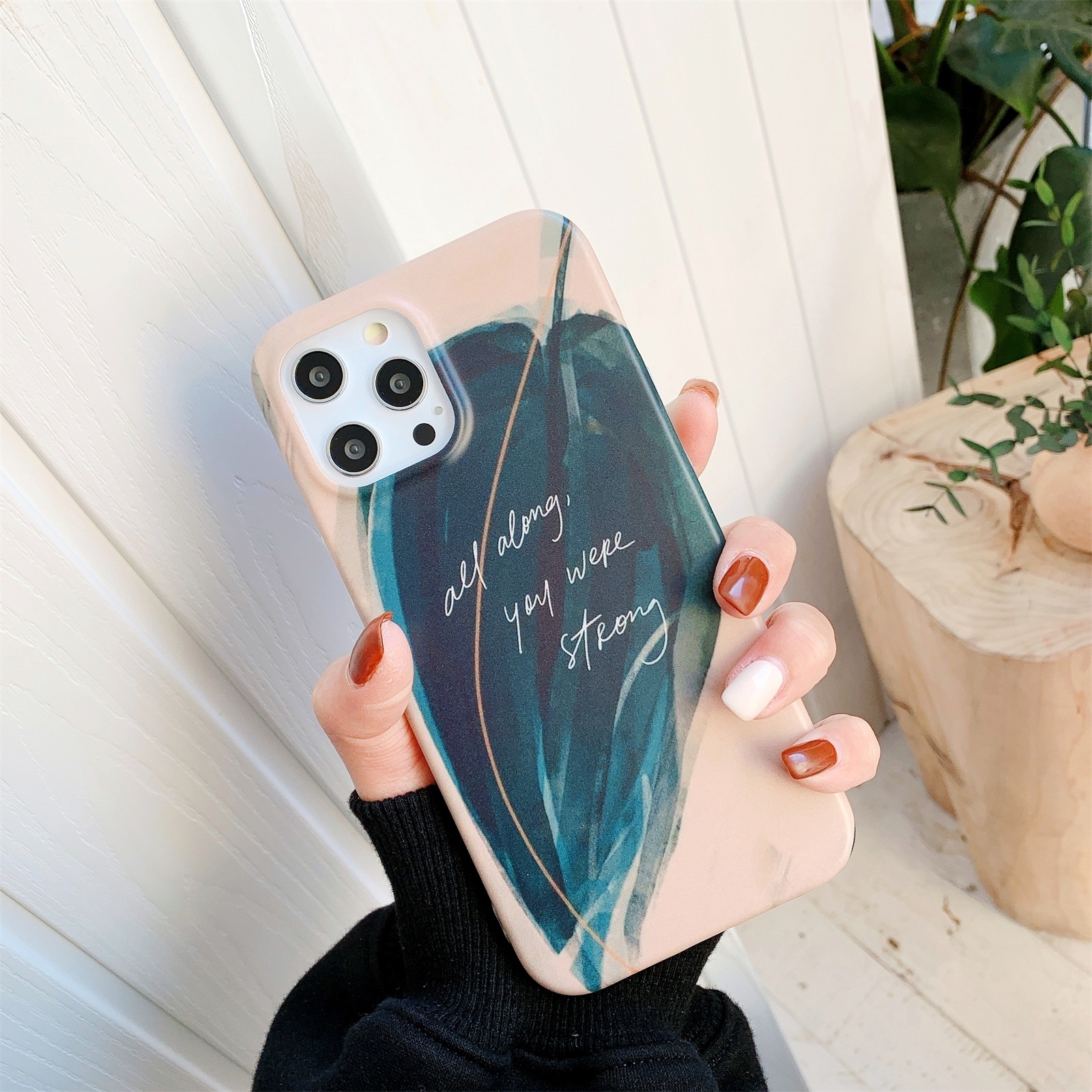 For iPhone 11 Pro Max Watercolor Painting Series Half Coverage IMD Workmanship Protective Case (DX-51) For iPhone 11 Pro Max Watercolor Painting Series Half Coverage IMD Workmanship Protective Case (DX-51)