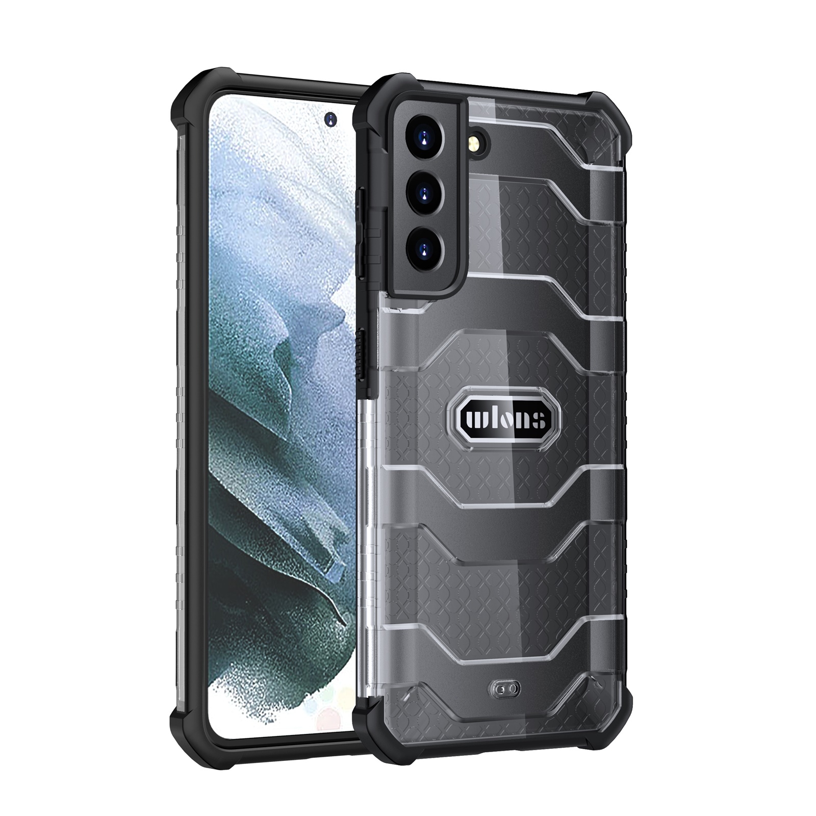 For Samsung Galaxy S21+ 5G wlons Explorer Series PC+TPU Protective Case(Black) For Samsung Galaxy S21+ 5G wlons Explorer Series PC+TPU Protective Case(Black)
