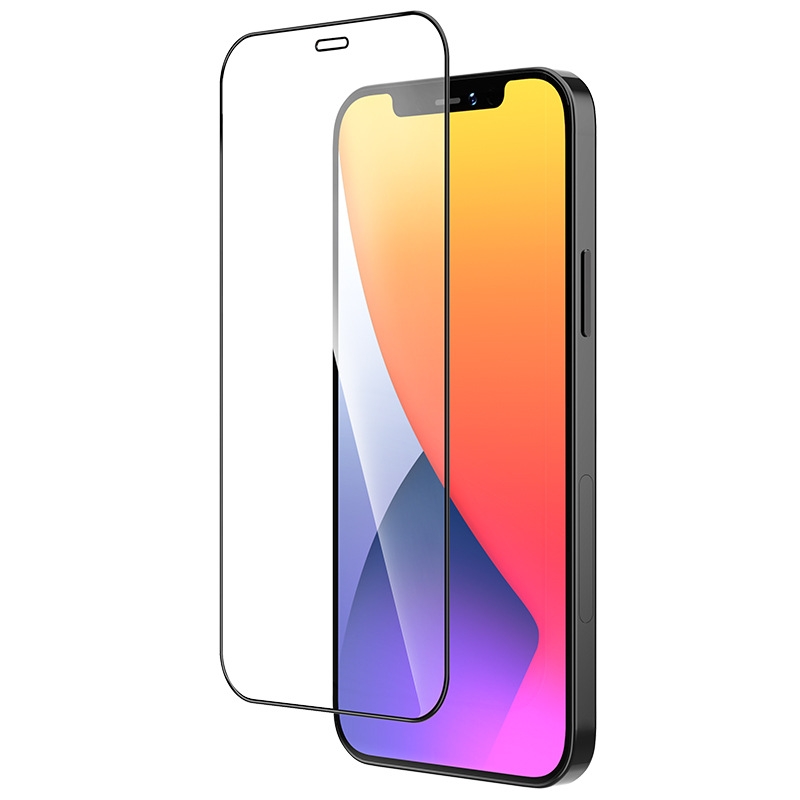 For iPhone 12 Pro Max hoco 0.33mm 2.5D Shatterproof Ultra-fine Edge Full-screen HD Tempered Film(Black) For iPhone 12 Pro Max hoco 0.33mm 2.5D Shatterproof Ultra-fine Edge Full-screen HD Tempered Film(Black)