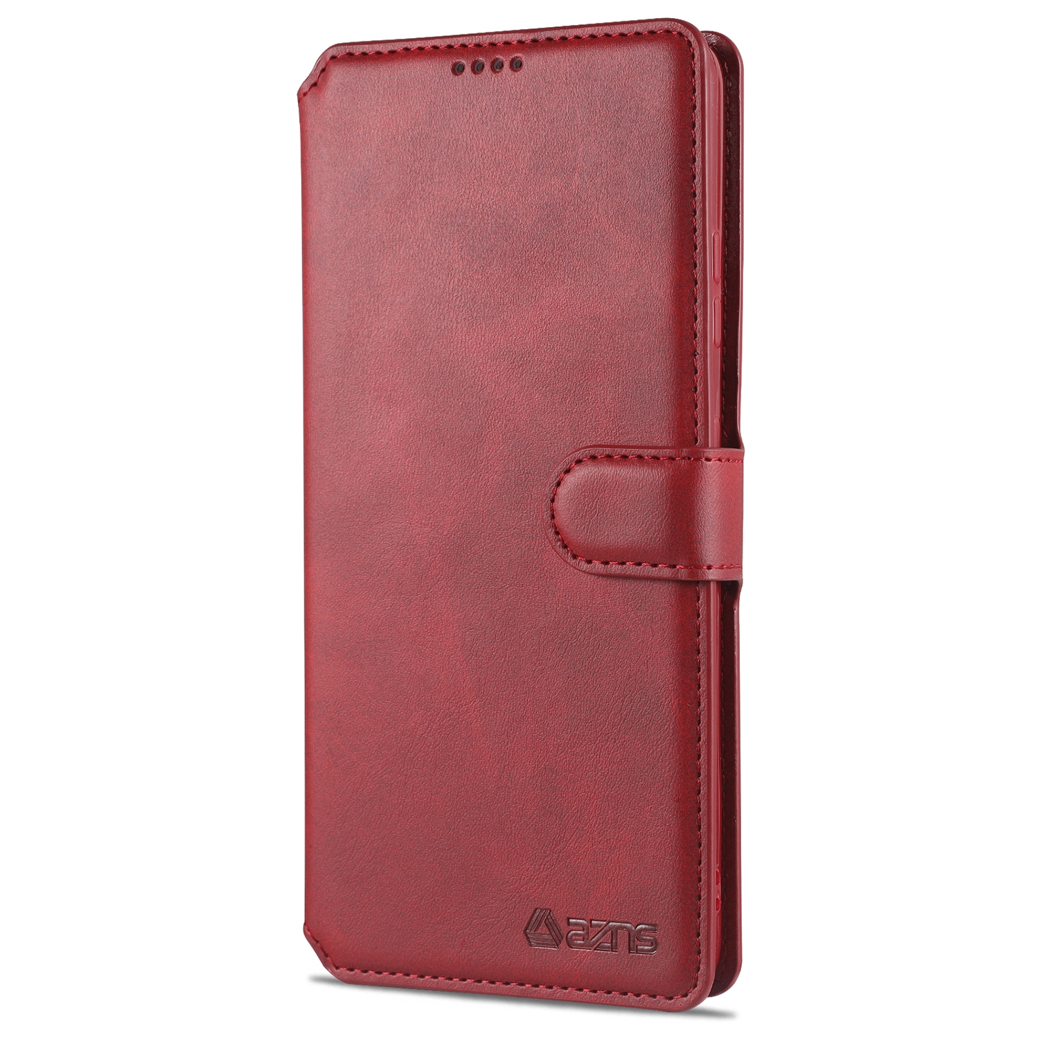 For Samsung Galaxy S21 Ultra 5G AZNS Calf Texture Horizontal Flip Leather Case with Holder & Card Slots & Wallet & Photo Frame(Red) For Samsung Galaxy S21 Ultra 5G AZNS Calf Texture Horizontal Flip Leather Case with Holder & Card Slots & Wallet & Photo Frame(Red)