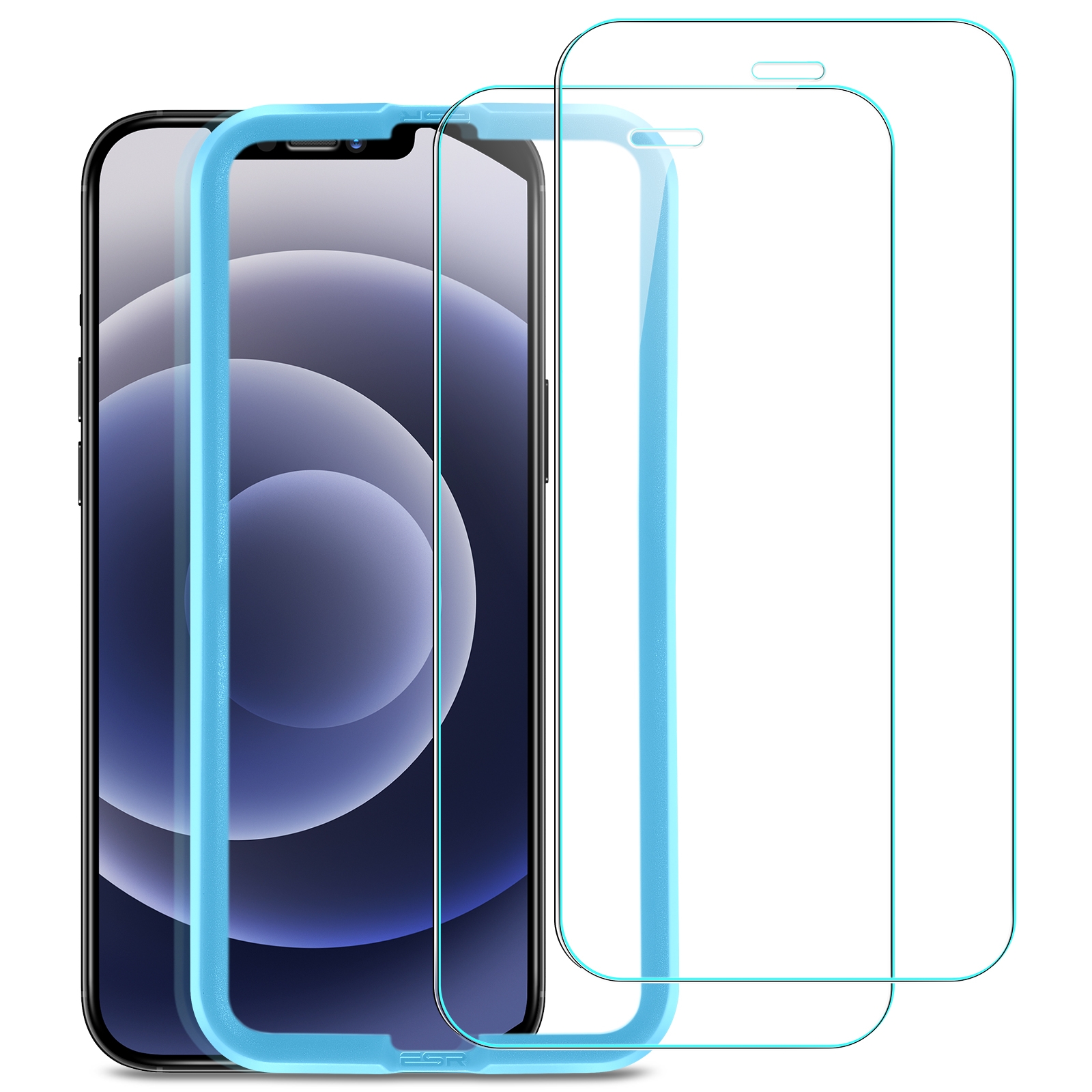 For iPhone 12 / 12 Pro 2pcs ESR Screen Shield Serie 9H Full Coverage Explosion-proof Tempered Glass Film For iPhone 12 / 12 Pro 2pcs ESR Screen Shield Serie 9H Full Coverage Explosion-proof Tempered Glass Film