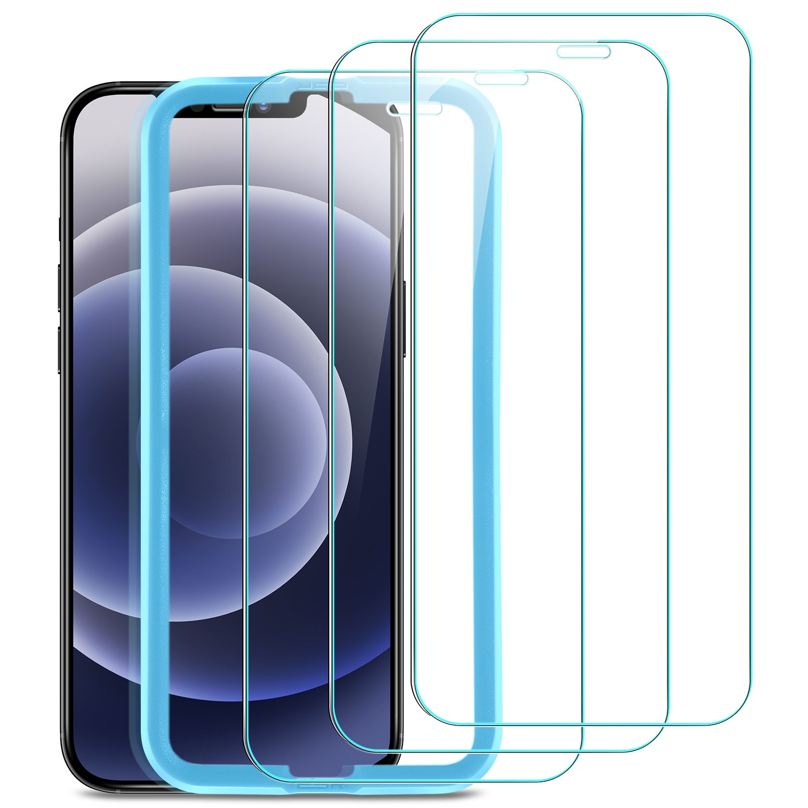 For iPhone 12 / 12 Pro 3 PCS ESR Screen Shield Serie 9H Full Coverage Explosion-proof Tempered Glass Film For iPhone 12 / 12 Pro 3 PCS ESR Screen Shield Serie 9H Full Coverage Explosion-proof Tempered Glass Film