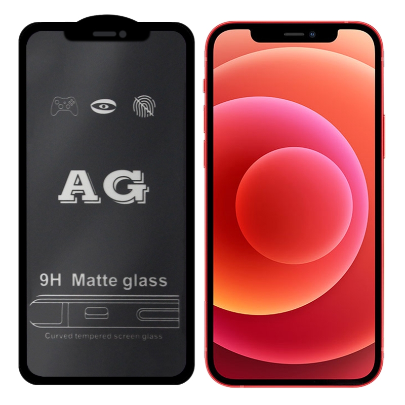For iPhone 12 mini AG Matte Frosted Full Cover Tempered Glass Film For iPhone 12 mini AG Matte Frosted Full Cover Tempered Glass Film