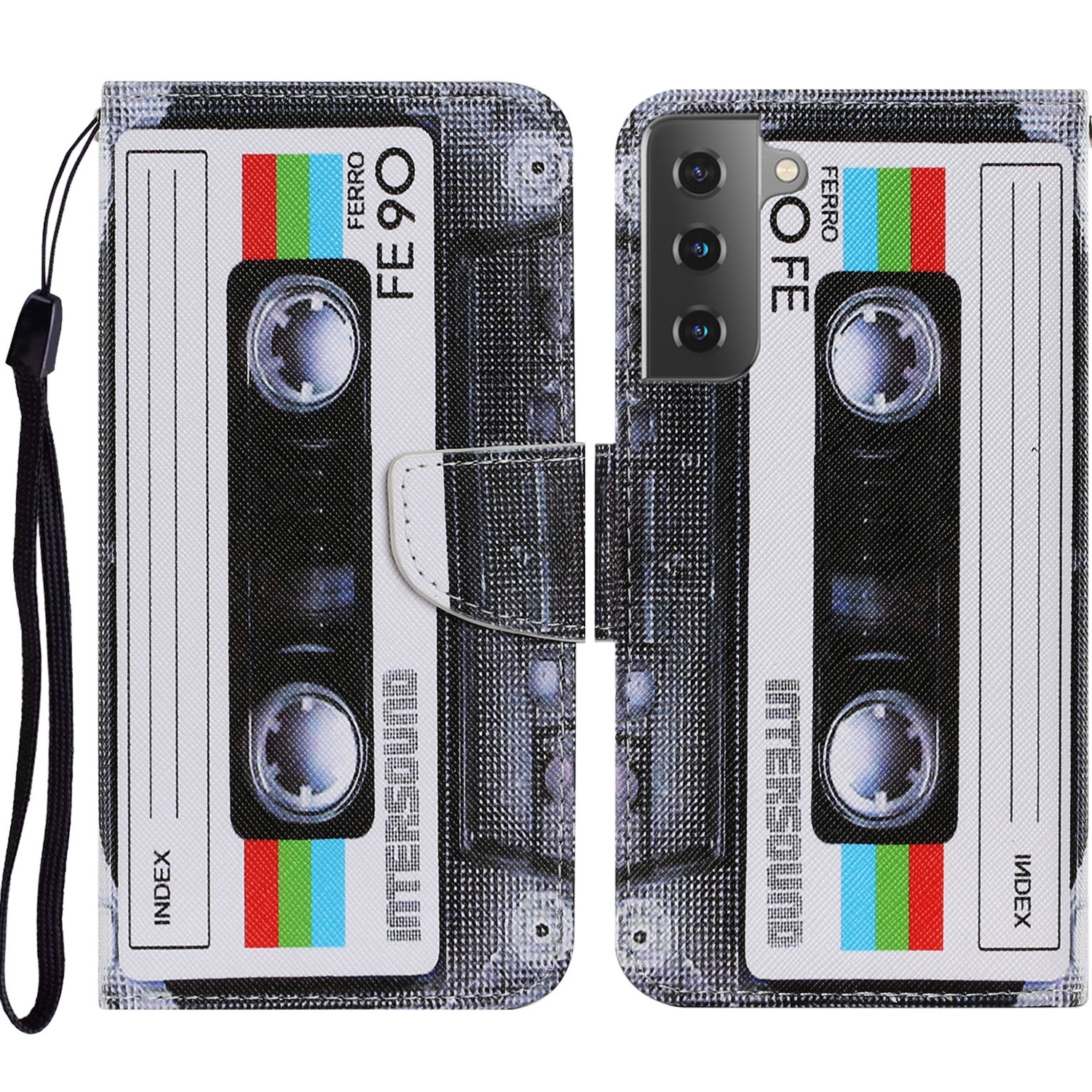 For Samsung Galaxy S21+ 5G Coloured Drawing Pattern Horizontal Flip PU Leather Case with Holder & Card Slots & Wallet & Lanyard(Tape) For Samsung Galaxy S21+ 5G Coloured Drawing Pattern Horizontal Flip PU Leather Case with Holder & Card Slots & Wallet & Lanyard(Tape)