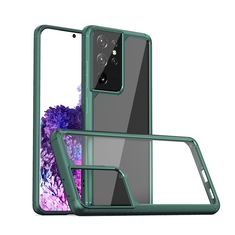 For Samsung Galaxy S21 Ultra 5G iPAKY Star King Series TPU + PC Protective Case(Green) For Samsung Galaxy S21 Ultra 5G iPAKY Star King Series TPU + PC Protective Case(Green)