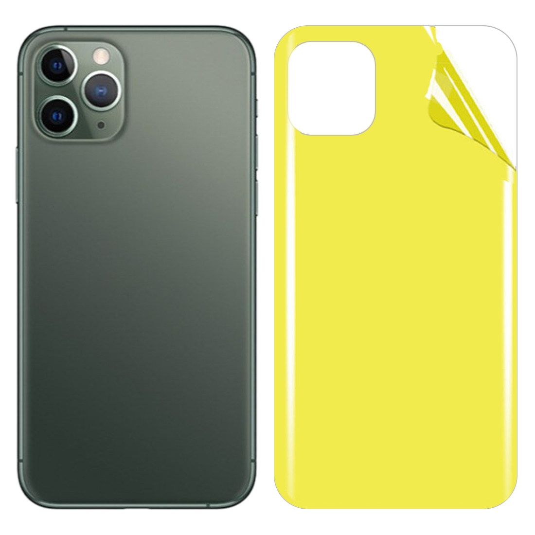 Soft TPU Full Coverage Rear Screen Protector For iPhone 11 Pro Soft TPU Full Coverage Rear Screen Protector For iPhone 11 Pro