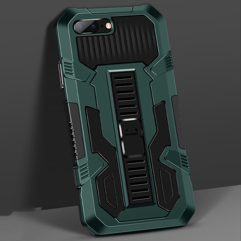 Vanguard Warrior All Inclusive Double-color Shockproof TPU + PC Protective Case with Holder For iPhone 6s / 6(Graphite Green) Vanguard Warrior All Inclusive Double-color Shockproof TPU + PC Protective Case with Holder For iPhone 6s / 6(Graphite Green)