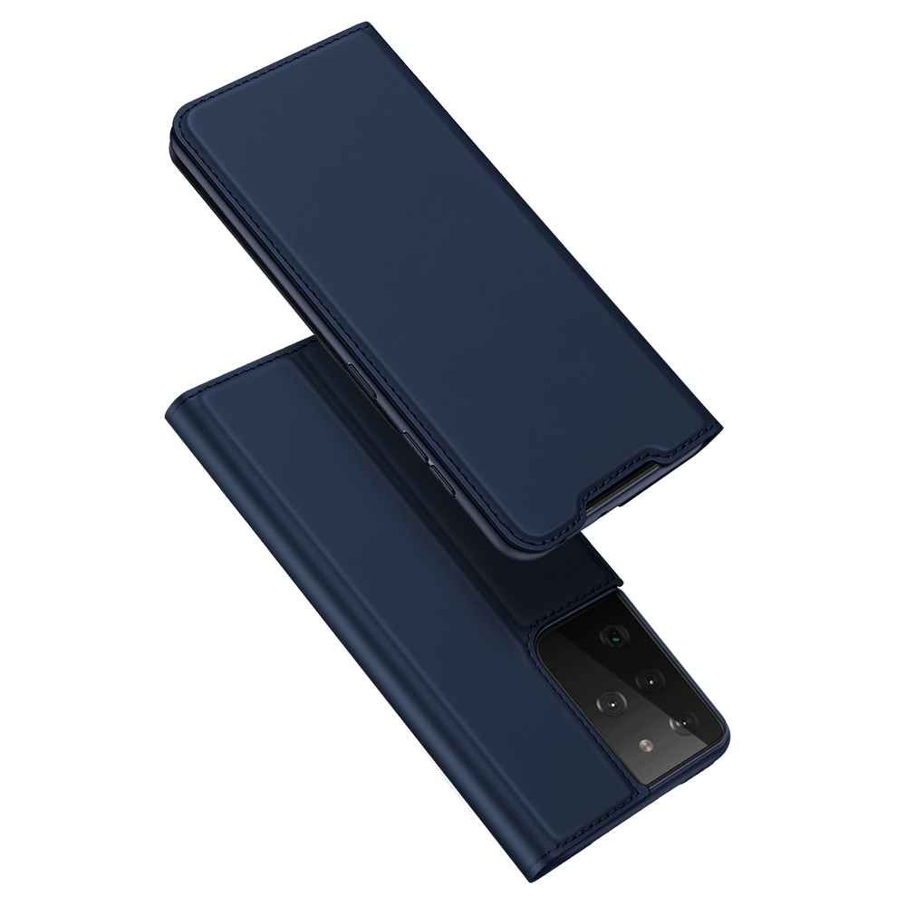 For Samsung Galaxy S21 Ultra 5G DUX DUCIS Skin Pro Series Horizontal Flip PU + TPU Leather Case with Holder & Card Slots(Blue) For Samsung Galaxy S21 Ultra 5G DUX DUCIS Skin Pro Series Horizontal Flip PU + TPU Leather Case with Holder & Card Slots(Blue)