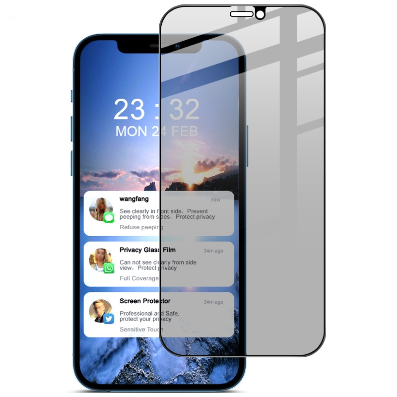 For iPhone 12 Pro Max IMAK HD Anti-spy Tempered Glass Protective Film For iPhone 12 Pro Max IMAK HD Anti-spy Tempered Glass Protective Film
