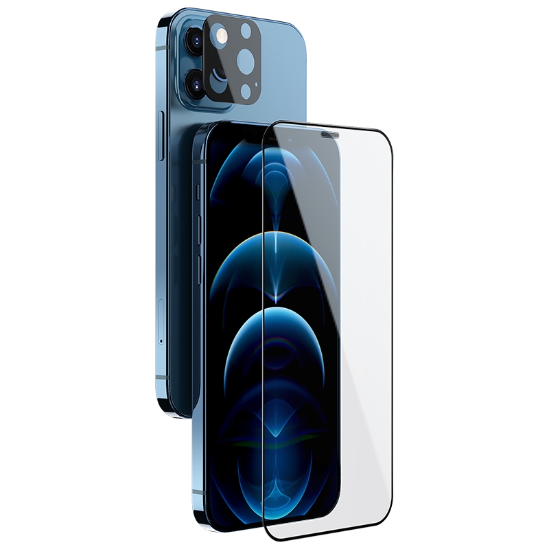 For iPhone 12 Pro Max NILLKIN 2 in 1 HD Full Screen Tempered Glass Film + Camera Protector Set For iPhone 12 Pro Max NILLKIN 2 in 1 HD Full Screen Tempered Glass Film + Camera Protector Set