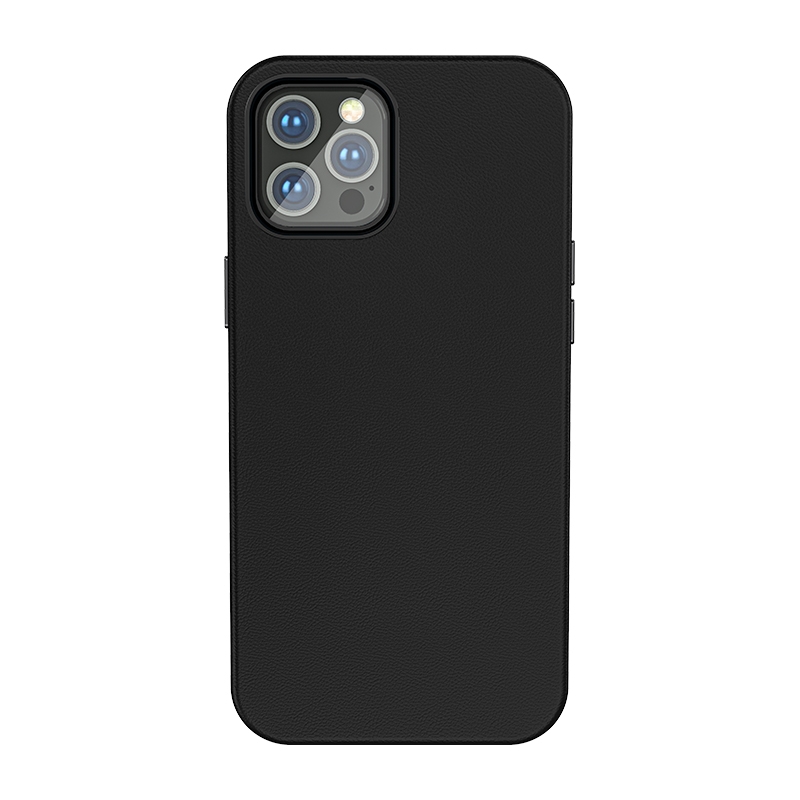 For iPhone 12 TOTUDESIGN Royal Series PU Leather Case(Black) For iPhone 12 TOTUDESIGN Royal Series PU Leather Case(Black)