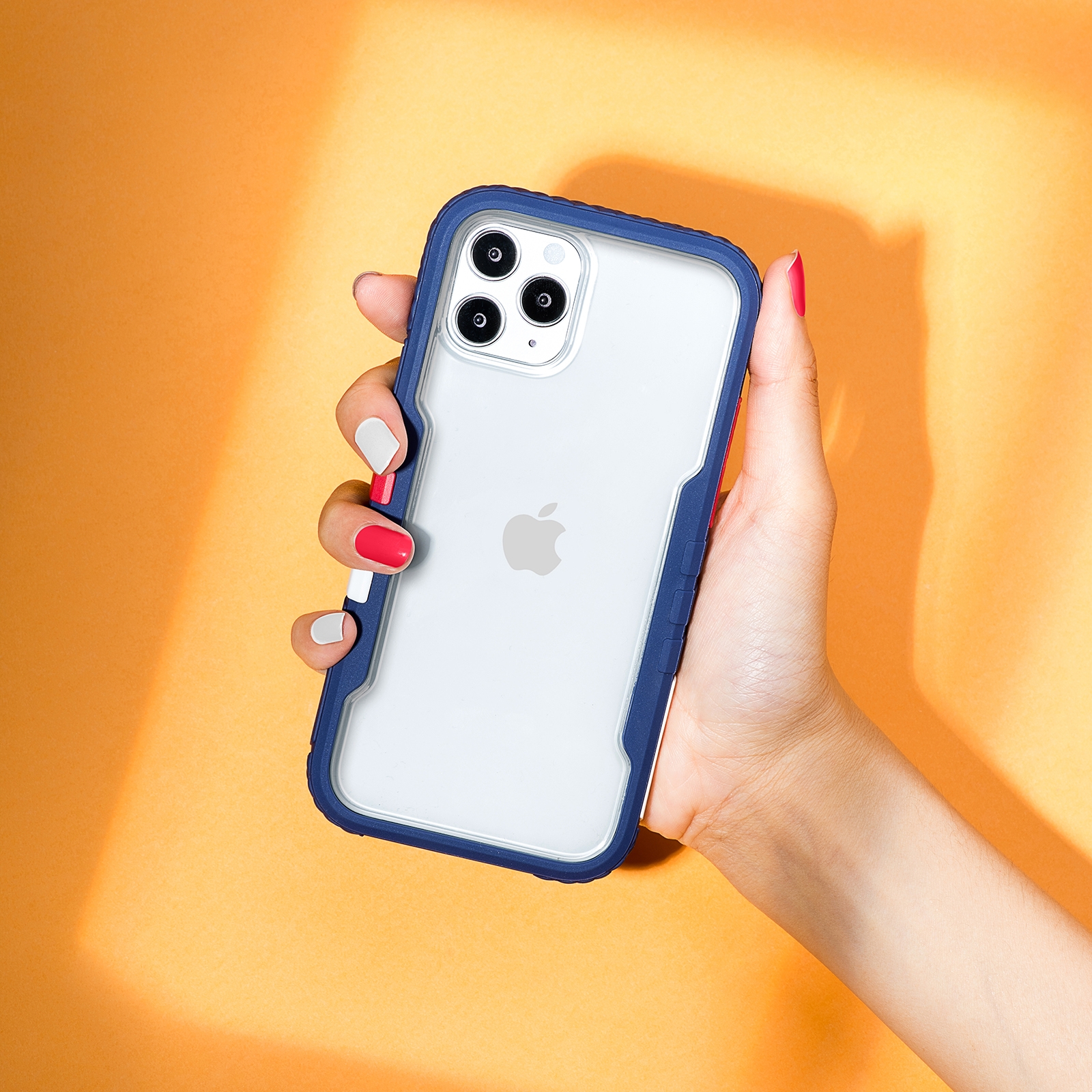 For iPhone 12 TGVlS Vibrant Series Multi-coloured Block Shockproof Protective Case(Blue) For iPhone 12 TGVlS Vibrant Series Multi-coloured Block Shockproof Protective Case(Blue)