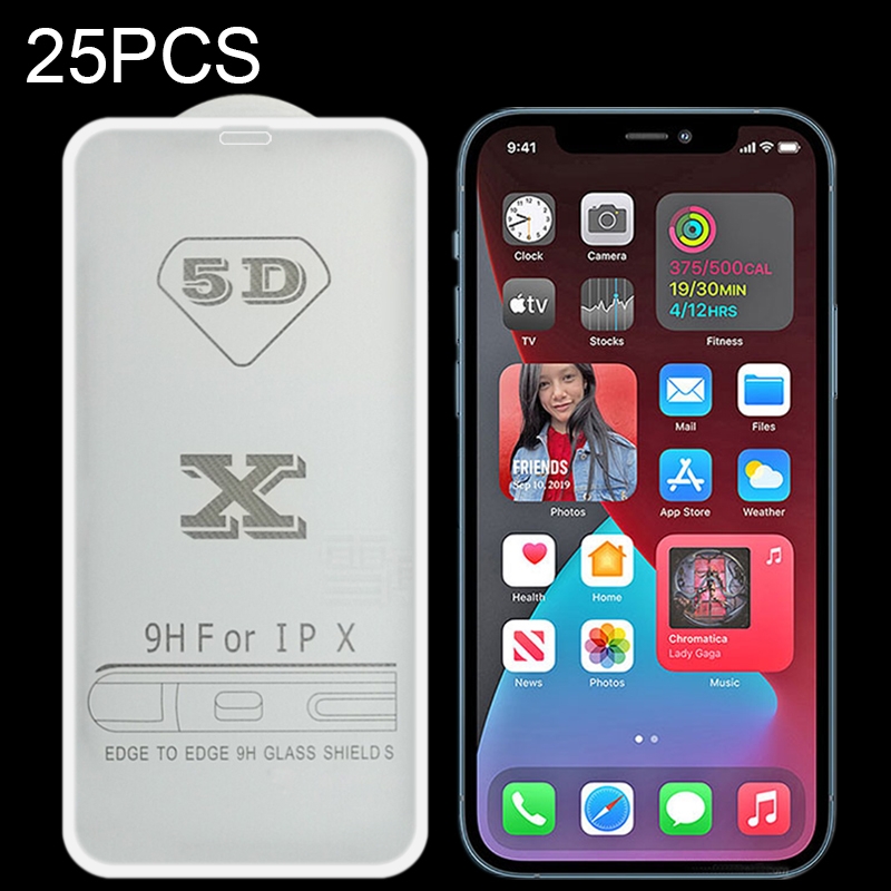For iPhone 12 Pro Max 25pcs 9H 5D Full Glue Full Screen Tempered Glass Film(White) For iPhone 12 Pro Max 25pcs 9H 5D Full Glue Full Screen Tempered Glass Film(White)