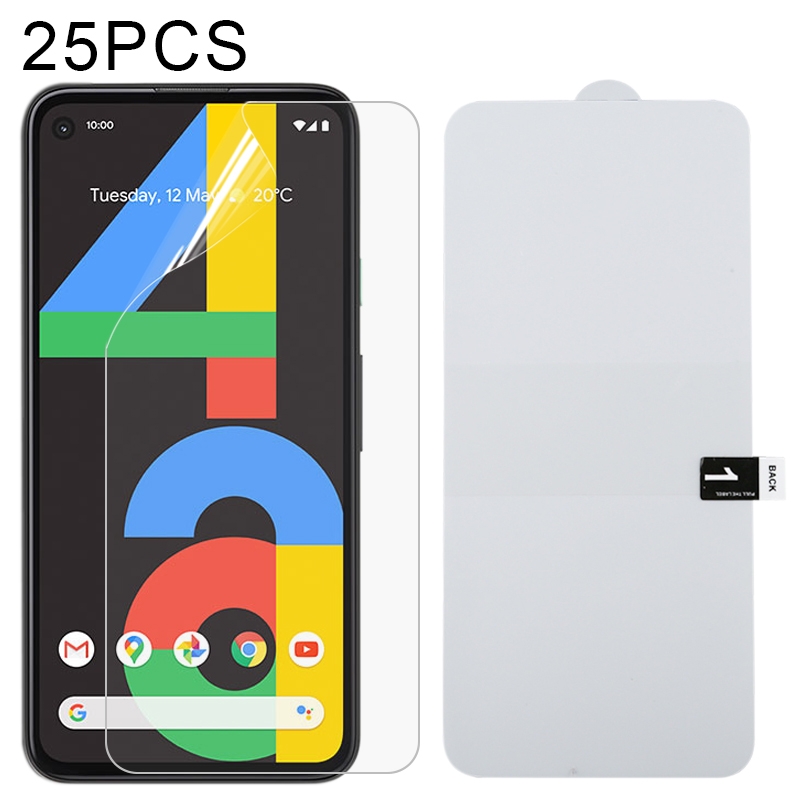 For Google Pixel 5 XL / Pixel 4A 5G 25 PCS Full Screen Protector Explosion-proof Hydrogel Film