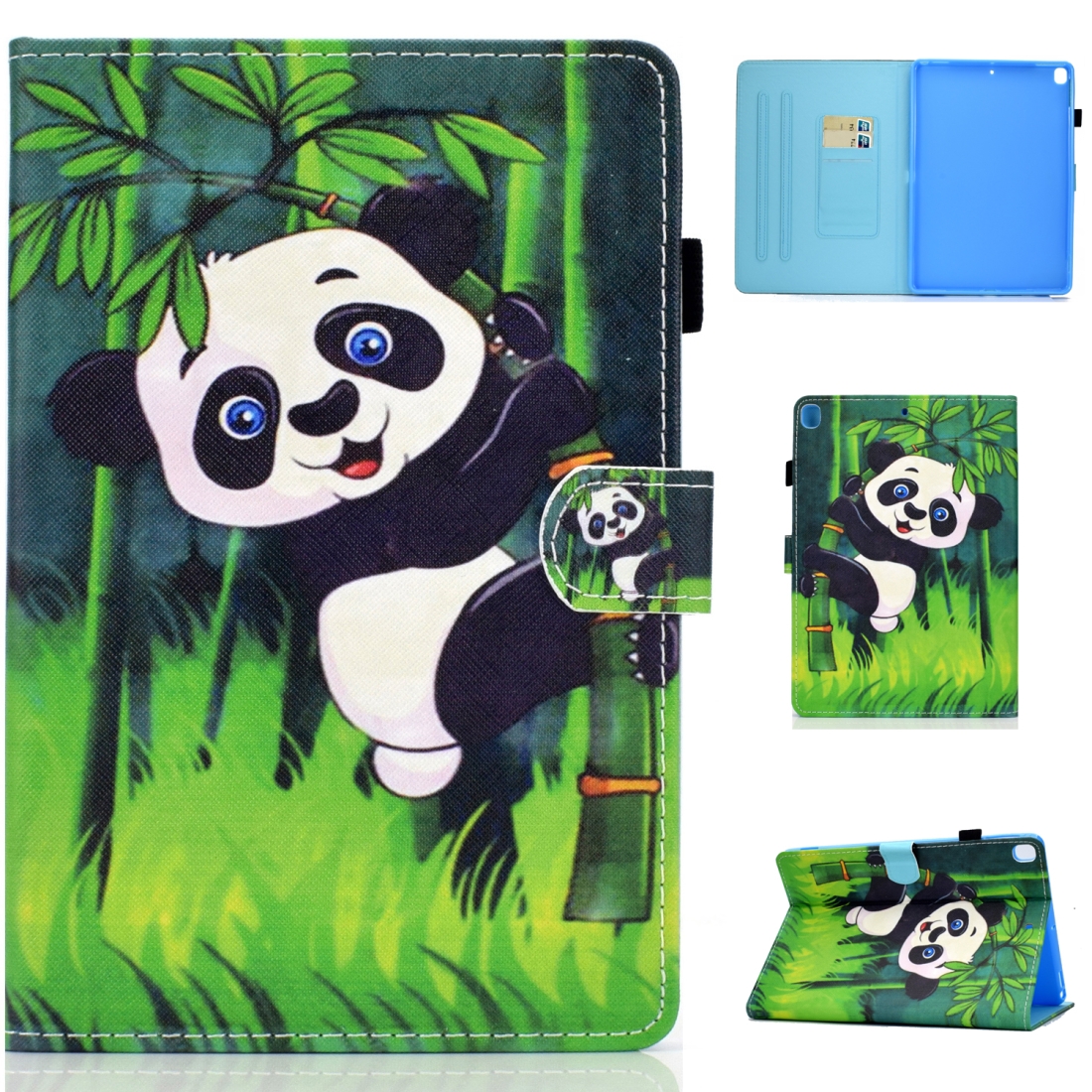 For iPad 10.2 2021 / 2020 / 2019 Colored Drawing Horizontal Flip Leather Case with Holder & Card Slots & Sleep / Wake-up Function(Hug Bear) For iPad 10.2 2021 / 2020 / 2019 Colored Drawing Horizontal Flip Leather Case with Holder & Card Slots & Sleep / Wake-up Function(Hug Bear)
