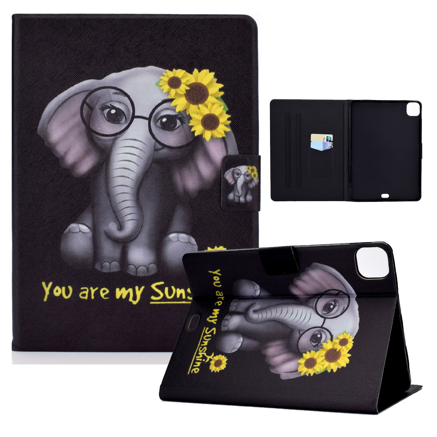 Electric Pressed TPU Colored Drawing Horizontal Flip Leather Case with Holder & Pen Slot For iPad Pro 11 (2018) / (2020) & iPad Air (2020)(Flower Elephant) Electric Pressed TPU Colored Drawing Horizontal Flip Leather Case with Holder & Pen Slot For iPad Pro 11 (2018) / (2020) & iPad Air (2020)(Flower Elephant)