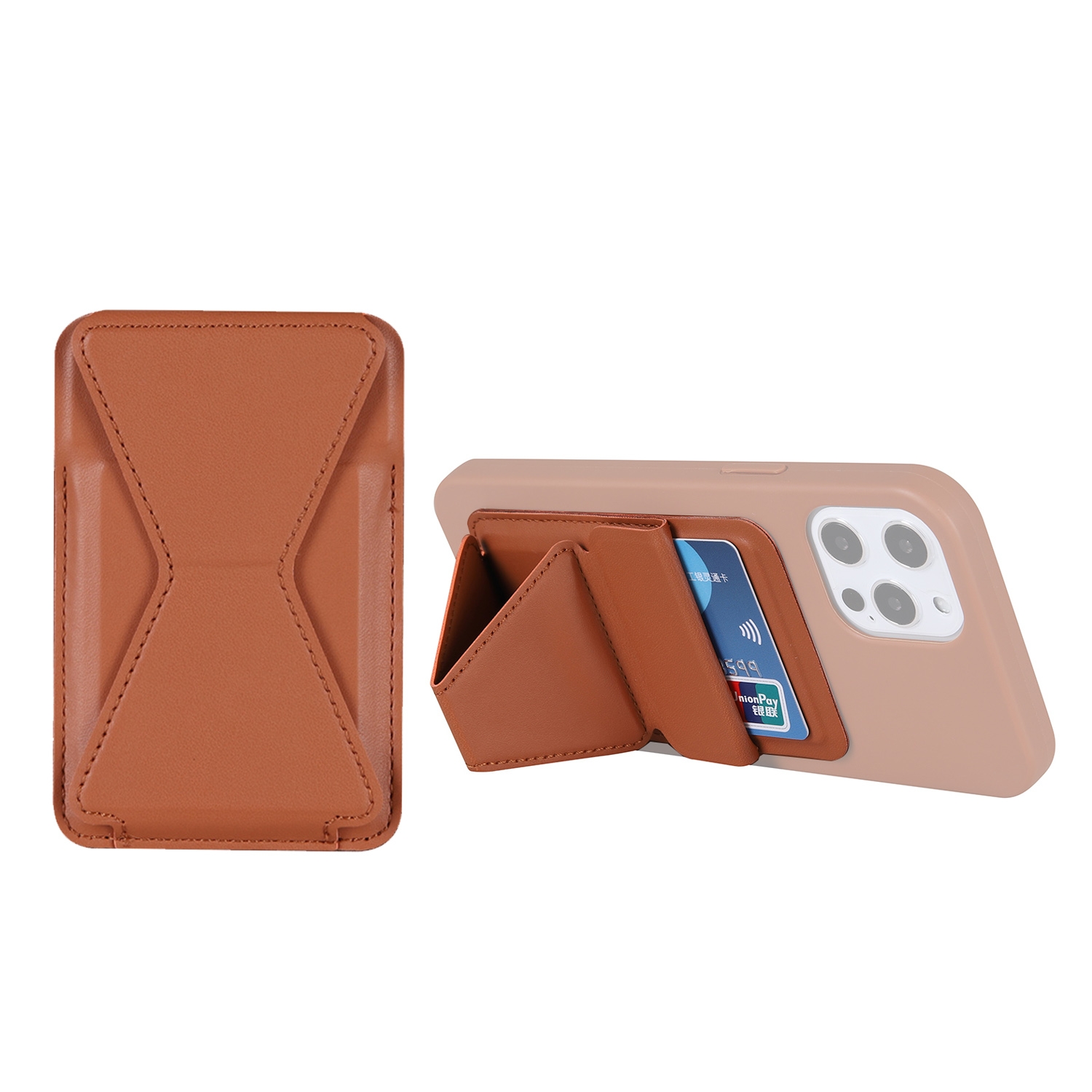 Magsafing Magnetic Folding Stand Leather Wallet Snap-On Card Holder Case Bag for iPhone 12 mini, iPhone 12, iPhone 12 Pro, iPhone 12 Pro Max(Brown) Magsafing Magnetic Folding Stand Leather Wallet Snap-On Card Holder Case Bag for iPhone 12 mini, iPhone 12, iPhone 12 Pro, iPhone 12 Pro Max(Brown)