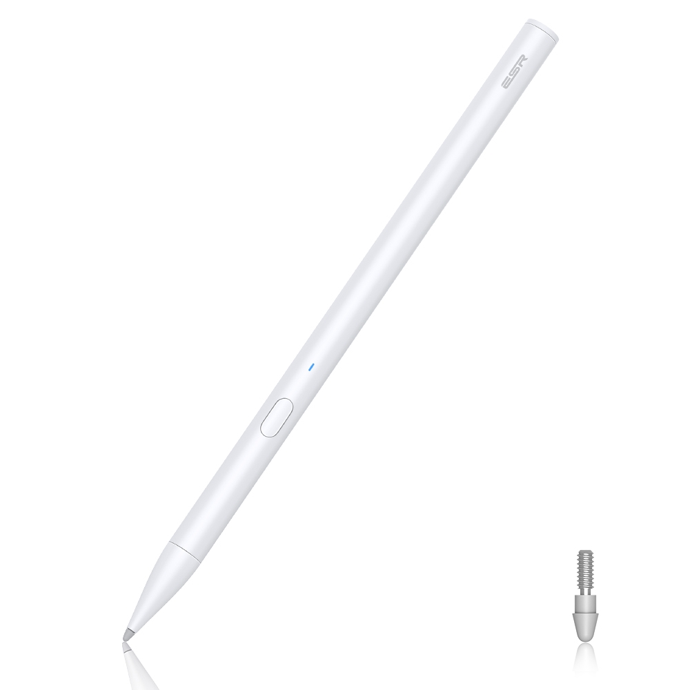 ESR 2J003 Magnetic Active Stylus Pen with Tilt Sensitive for iPad 2018-2020(White)