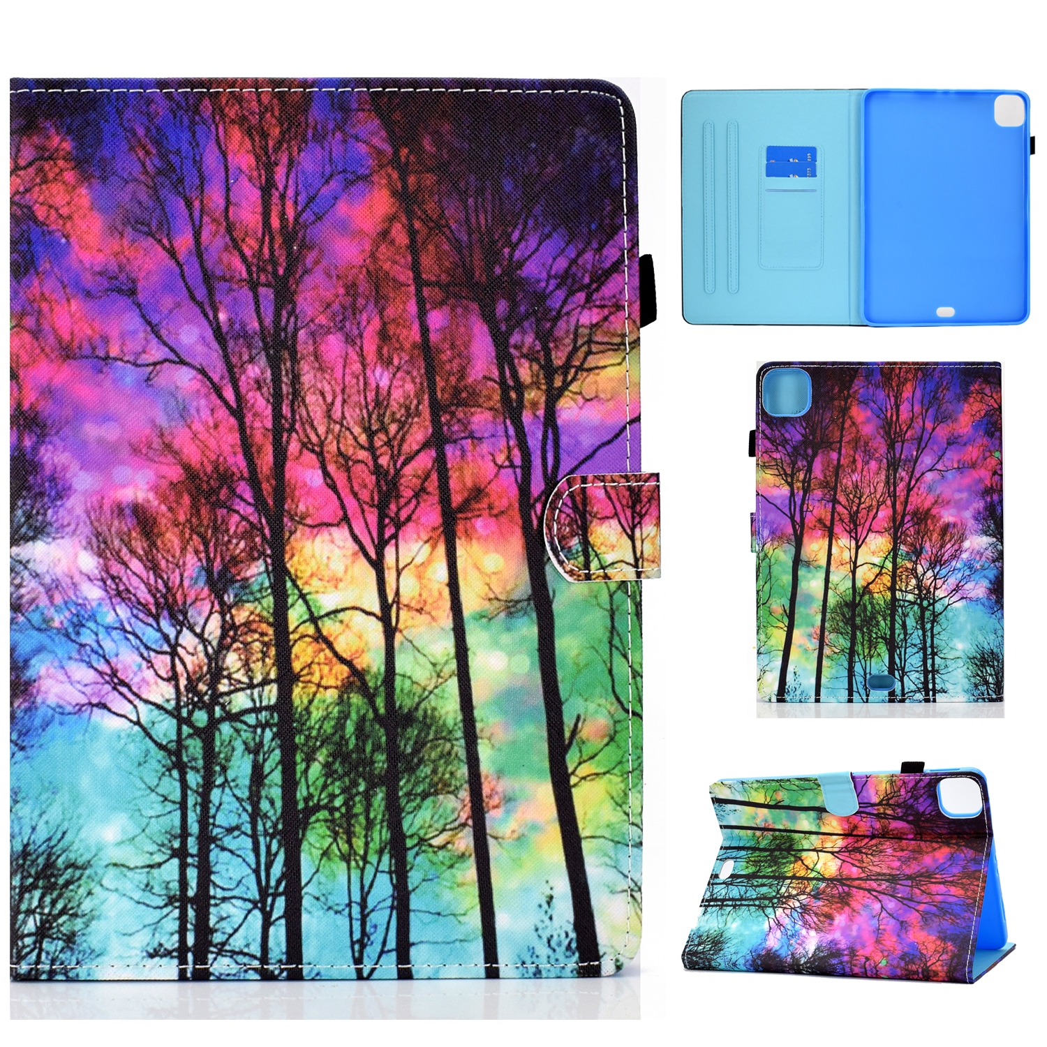 For iPad Pro 11 (2018/2020) Painted Pattern TPU Horizontal Flip Leather Protective Tablet Case(Forest) For iPad Pro 11 (2018/2020) Painted Pattern TPU Horizontal Flip Leather Protective Tablet Case(Forest)