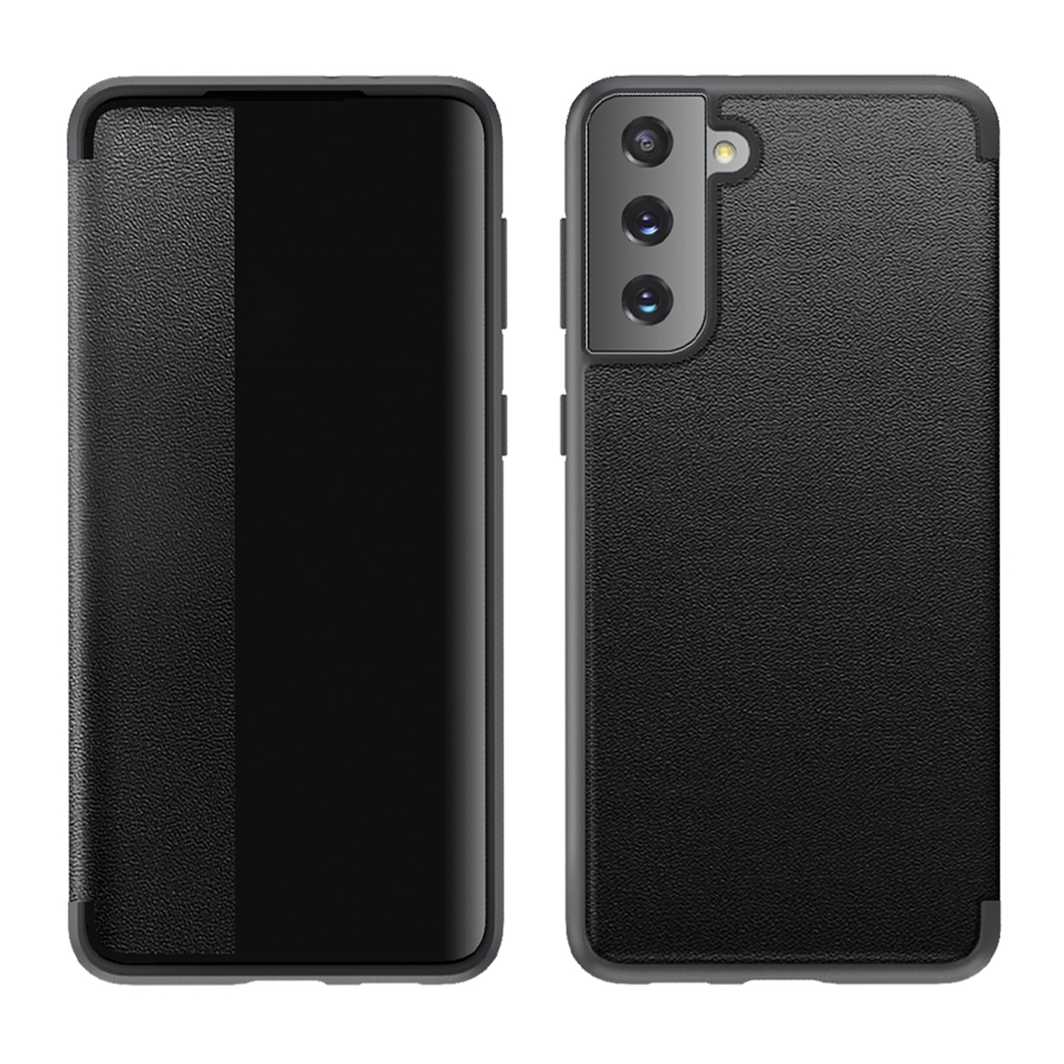 For Samsung Galaxy S21 Ultra 5G Magnetic Side Window View Shockproof Horizontal Flip Leather Case(Black) For Samsung Galaxy S21 Ultra 5G Magnetic Side Window View Shockproof Horizontal Flip Leather Case(Black)