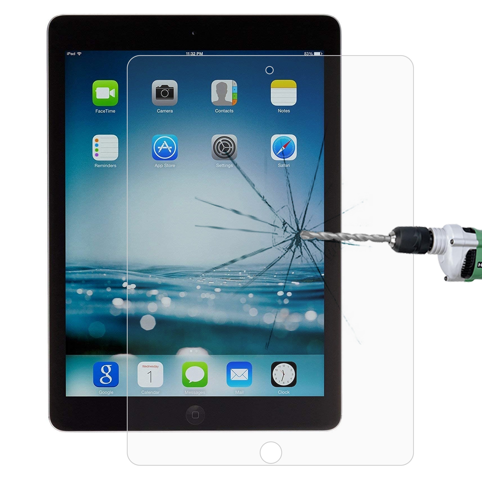 9H 2.5D Explosion-proof Tempered Glass Film For iPad 9.7 2018 / 2017 / Pro 9.7 / Air 2 / Air 9H 2.5D Explosion-proof Tempered Glass Film For iPad 9.7 2018 / 2017 / Pro 9.7 / Air 2 / Air