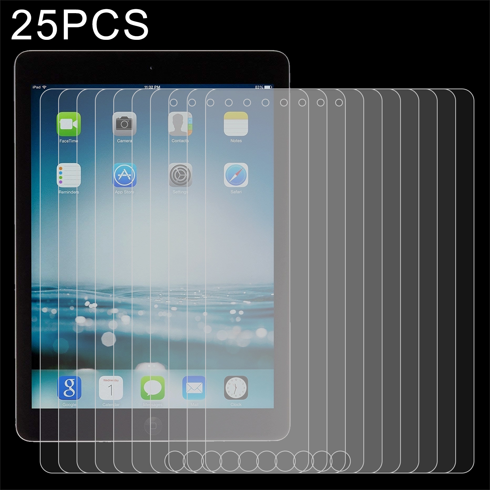 25 PCS 9H 2.5D Explosion-proof Tempered Glass Film For iPad 9.7 2018 / 2017 / Pro 9.7 / Air 2 / Air 25 PCS 9H 2.5D Explosion-proof Tempered Glass Film For iPad 9.7 2018 / 2017 / Pro 9.7 / Air 2 / Air