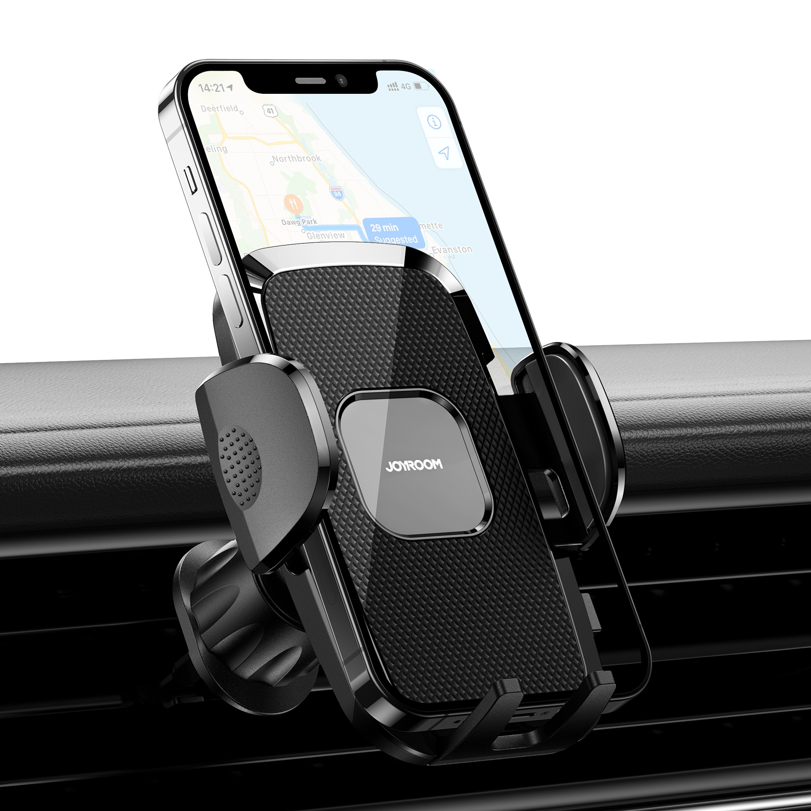 JOYROOM JR-ZS259 360-degree Rotating Stretching Mechanical Car Air Vent Holder for 4.7-6.9 inch Mobile Phones JOYROOM JR-ZS259 360-degree Rotating Stretching Mechanical Car Air Vent Holder for 4.7-6.9 inch Mobile Phones