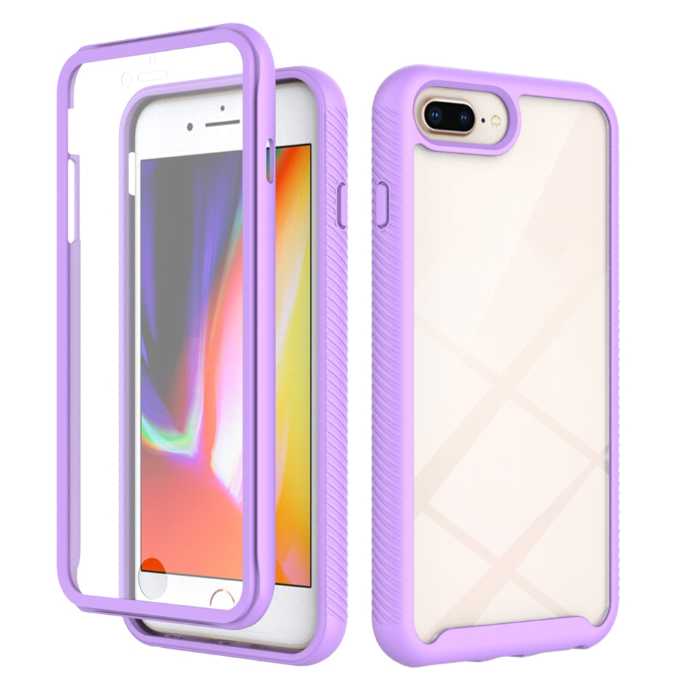 Starry Sky Solid Color Series Shockproof PC + TPU Case with PET Film For iPhone 6 Plus(Light Purple) Starry Sky Solid Color Series Shockproof PC + TPU Case with PET Film For iPhone 6 Plus(Light Purple)