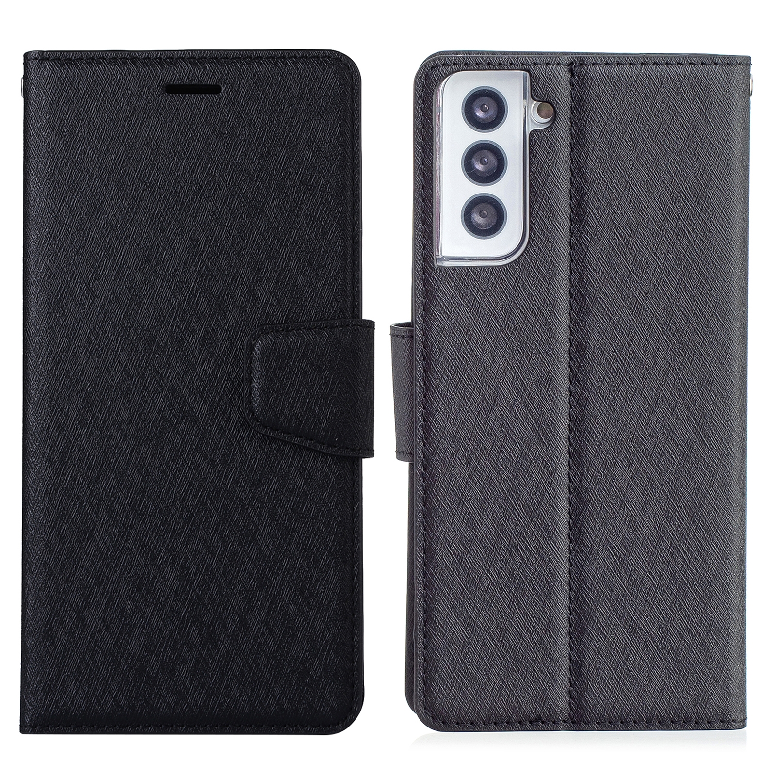 For Samsung Galaxy S21 Ultra 5G Silk Texture Horizontal Flip Leather Case with Holder & Card Slots & Wallet & Photo Frame(Black) For Samsung Galaxy S21 Ultra 5G Silk Texture Horizontal Flip Leather Case with Holder & Card Slots & Wallet & Photo Frame(Black)